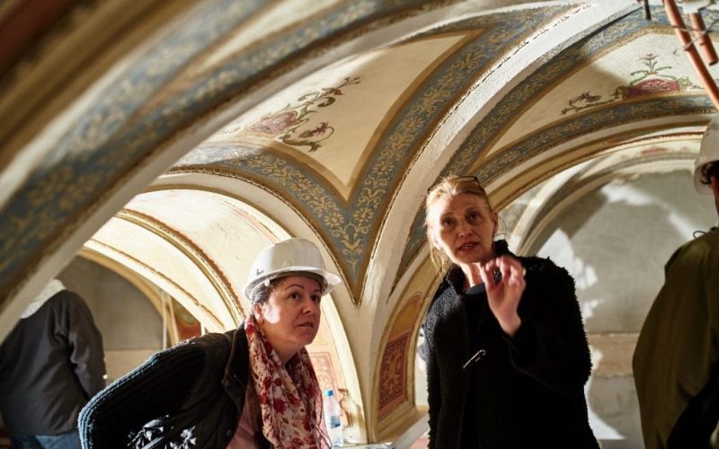 Turai Kastély falfestmény felújítás